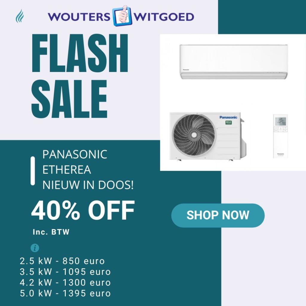 Panasonic aircos nieuw in doos! , Koelen en Ontvochtigen, Timer, Nieuw, 3 snelheden of meer
