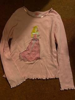 Roze shirt Disneyland Doornroosje in maat 116, Ophalen, Gebruikt, Meisje, Shirt of Longsleeve