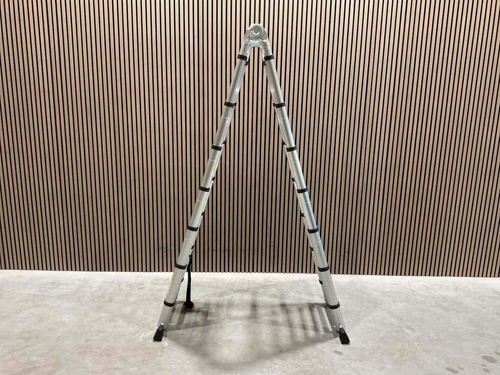 Elite Vario 2x2,2 m dubbele telescoopladder nieuw in doos ‼️, Ophalen, Nieuw, Ladder, Opvouwbaar of Inschuifbaar