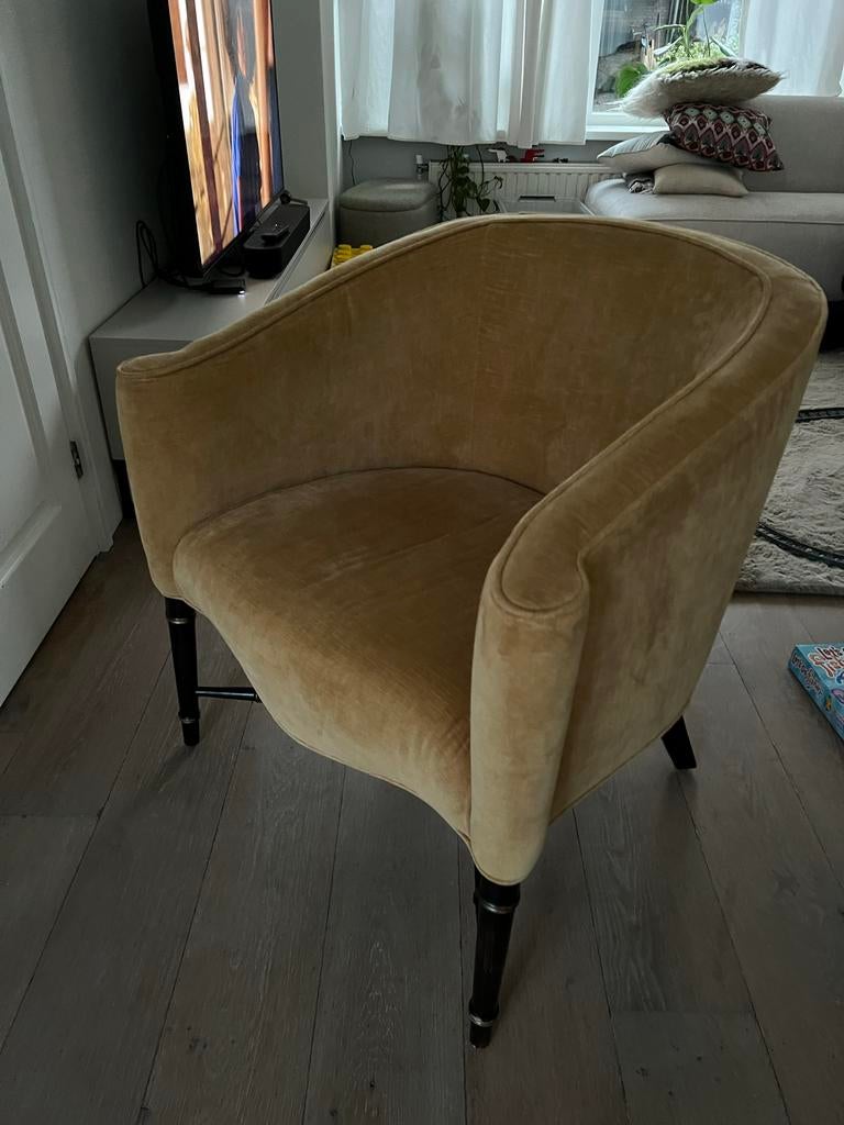 Vintage Drexel Heritage Fauteuil - Zeer Goede Staat, Ophalen, Minder dan 75 cm, Zo goed als nieuw, 50 tot 75 cm