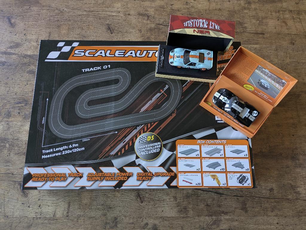 Racebaan Scaleauto + Slot.it GT40 en NSR GT40, Racebaan, Carrera, Nieuw, Ophalen of Verzenden