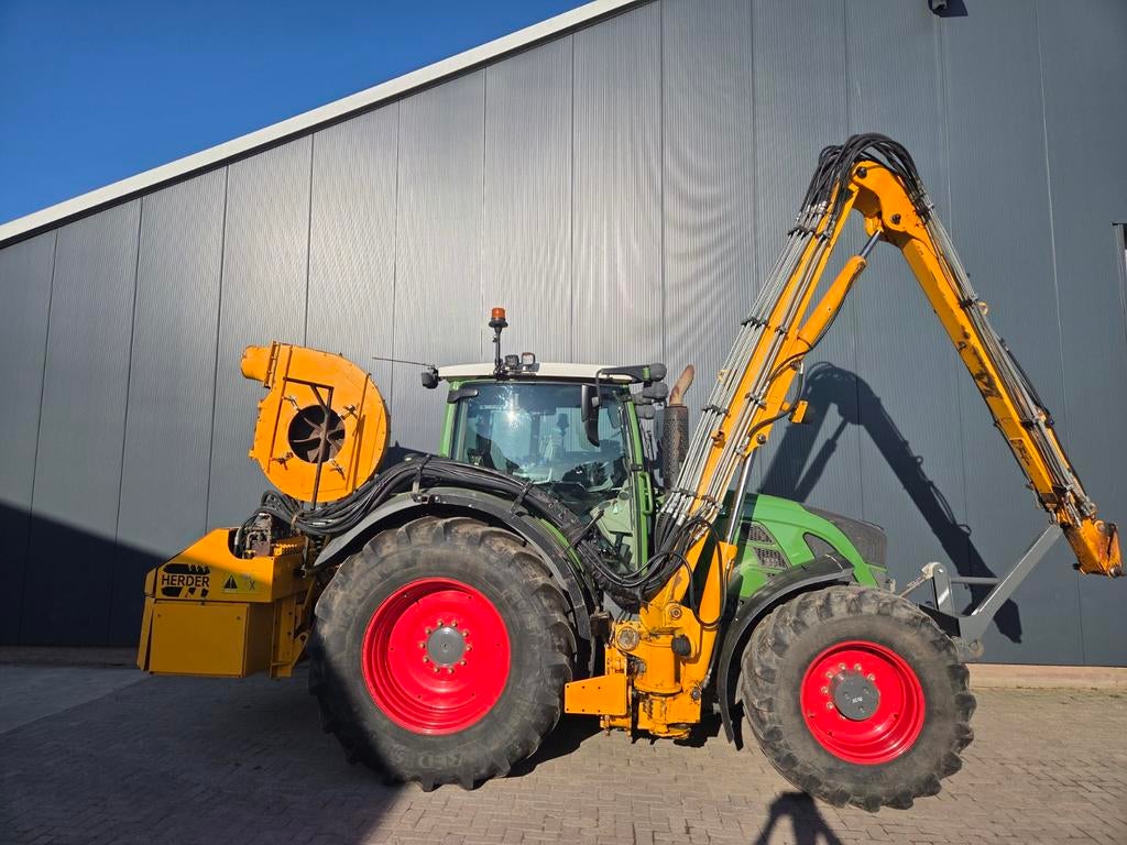 Fendt 718 + Herder frame, Ophalen, Gebruikt, Meer dan 160 Pk, Fendt