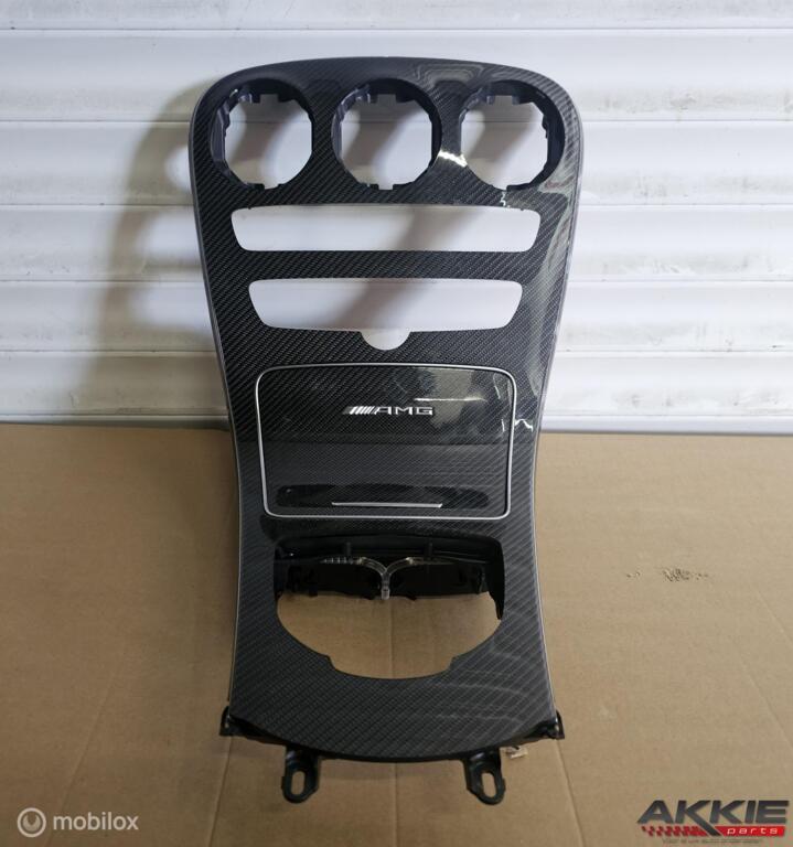 Mercedes C63 amg CARBON Middenconsole W205 S205 A2056803801, Auto-onderdelen, Gebruikt, Ophalen of Verzenden
