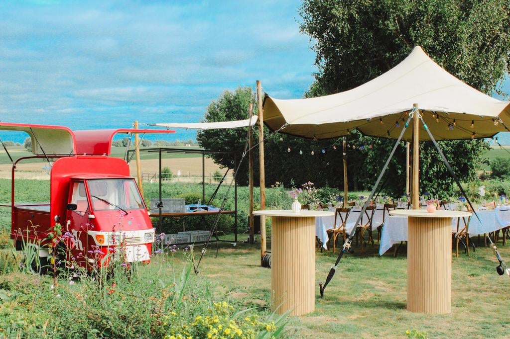 Stretchtent te huur! Party tent, strechtent, diverse maten, Ophalen, Zo goed als nieuw, Overige
