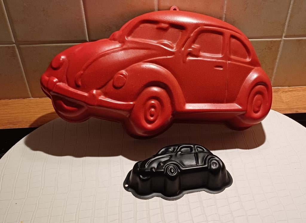 VW Kever-Herbie-Beetle  Bakvorm, Ophalen of Verzenden, Zo goed als nieuw, Taarten of Cupcakes, Bakvorm