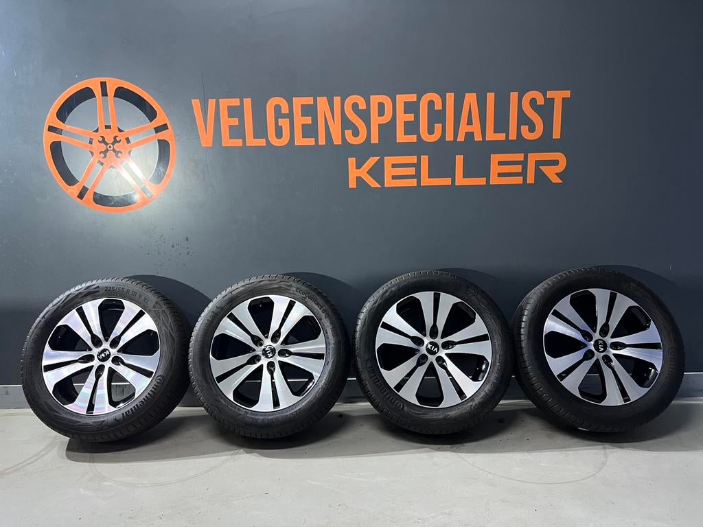 Kia Sportage 18 inch velgen orig 5x114.3 continental Demo, 18 inch, Banden en Velgen, Nieuw, Ophalen of Verzenden