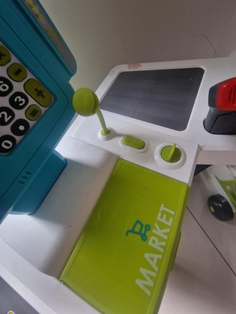 Leuke kinderspeelgoed winkel met kar en scanner, Ophalen of Verzenden
