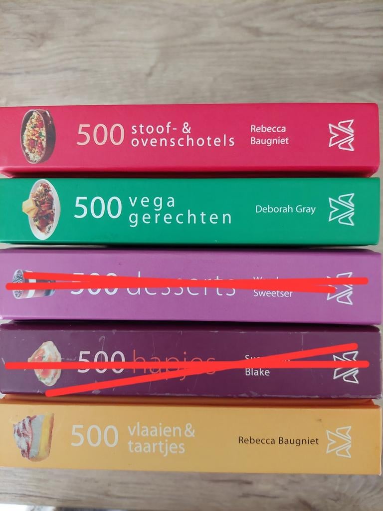 Kookboekjes 500 serie, Ophalen of Verzenden, Zo goed als nieuw