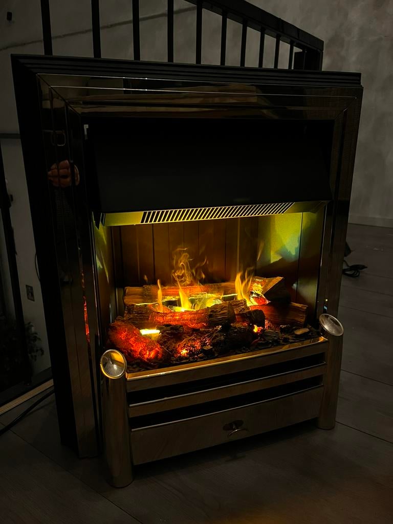 Elektrische haardvuur/kachel, showroom model, Huis en Inrichting, Kachels, Ophalen, Elektrisch, Houtkachel, Zo goed als nieuw