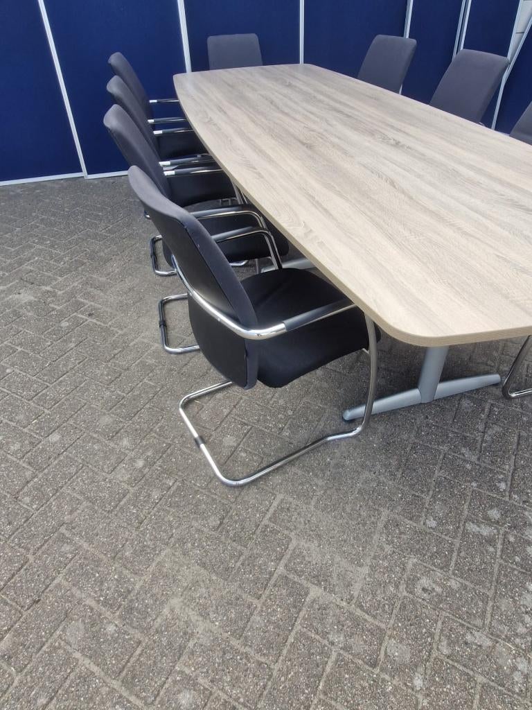 Ahrend vergadertafel klein tot groot, nieuw blad naar keuze, Huis en Inrichting, Postbus, Ophalen of Verzenden, Zo goed als nieuw