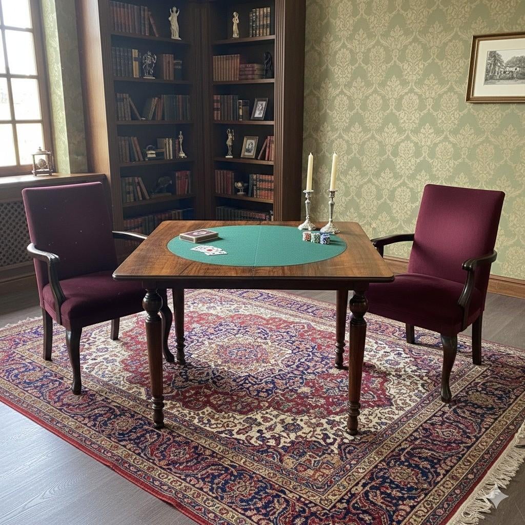 Klaptafel Speeltafel Laat-biedermeier 1870 Noten Nr.: 27904, Huis en Inrichting, Ophalen, Minder dan 50 cm, Gebruikt, 50 tot 100 cm