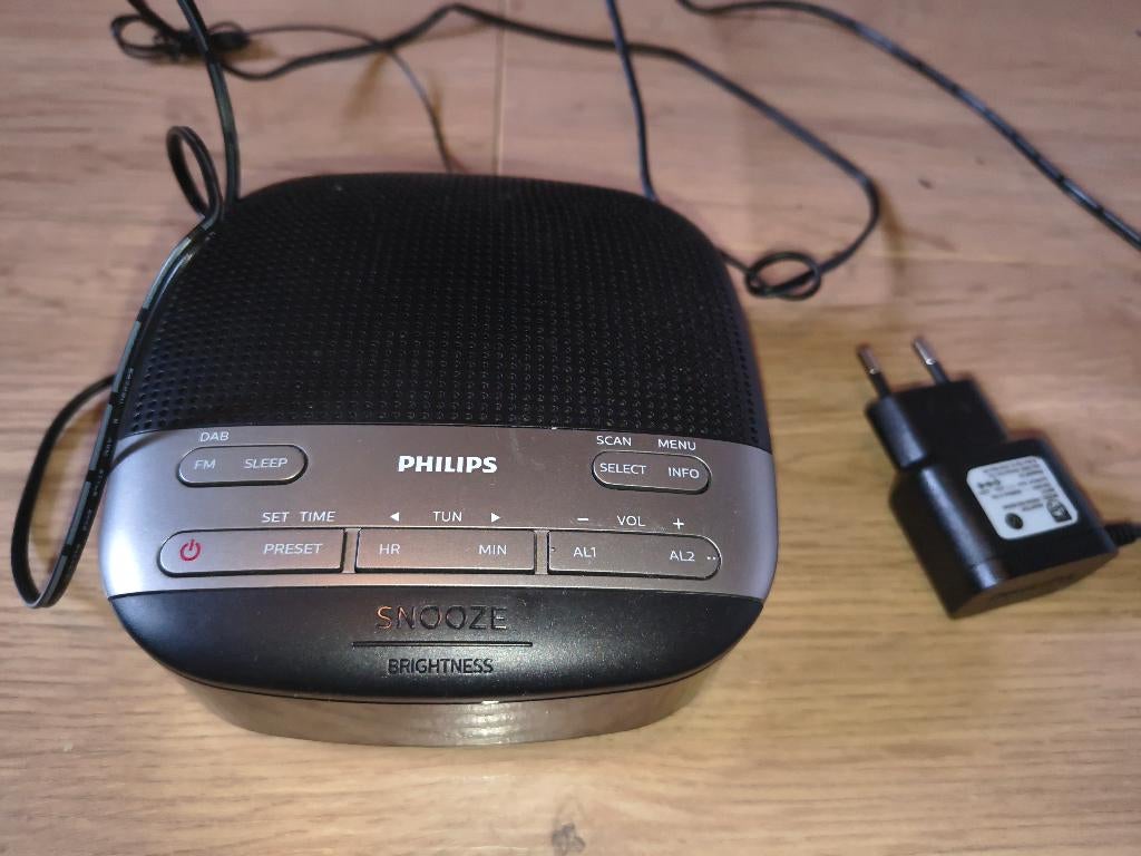 Philips wekkerradio, Witgoed en Apparatuur, Wekkers, Ophalen, Zo goed als nieuw, Digitaal