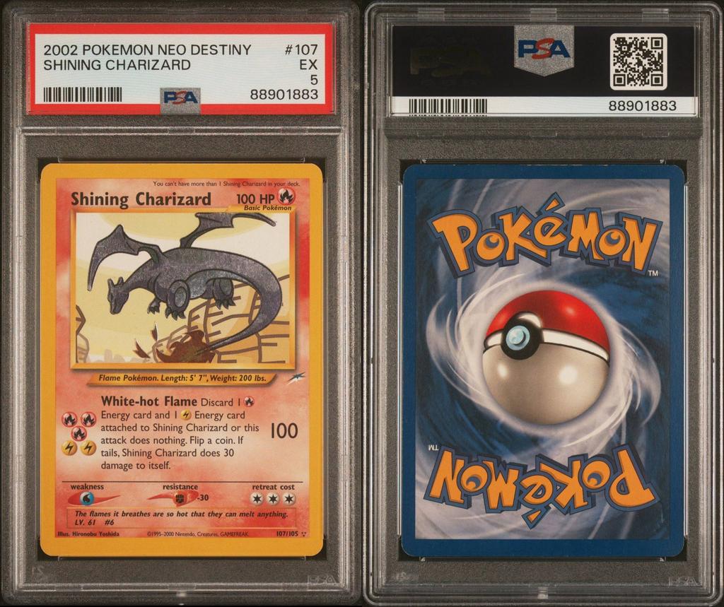 Shining Charizard | Neo Destiny | Holo | PSA, Hobby en Vrije tijd, Verzamelkaartspellen | Pokémon, Ophalen, Zo goed als nieuw