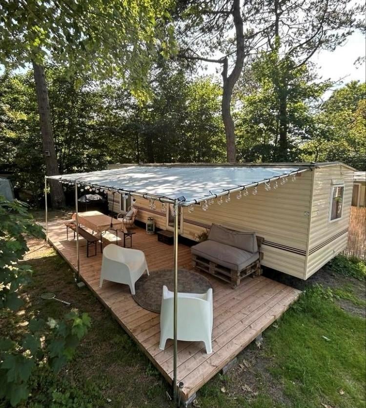 Stacaravan  te huur Camping Bakkum, Caravans en Kamperen, Verhuur