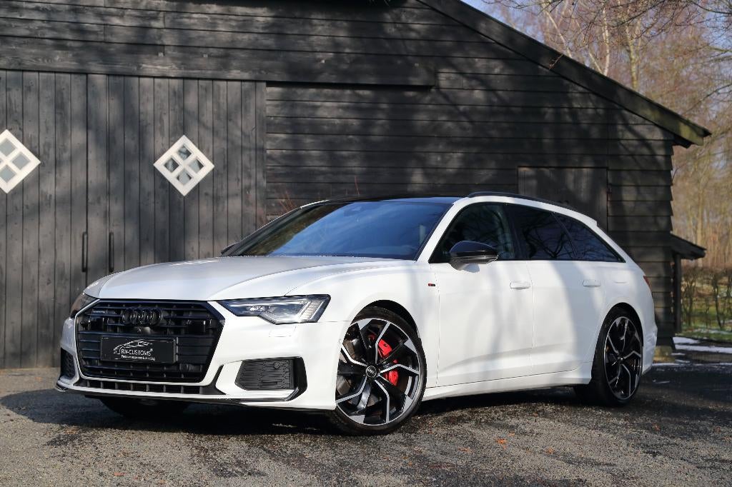 Audi A6 Avant 55 TFSI e Quattro Competition Full Opt. 367 PK, Auto's, Audi, 4 cilinders, Wit, Vierwielaandrijving, Hybride Elektrisch/Benzine