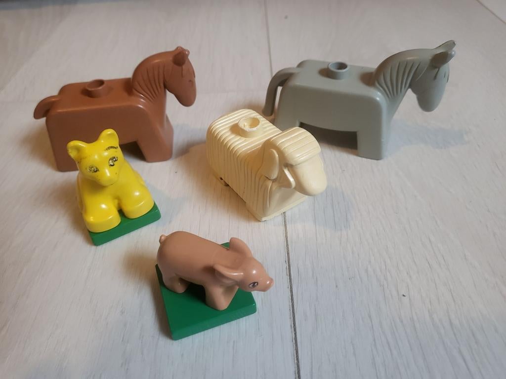 Vintage Duplo Dieren Set, Ophalen of Verzenden, Gebruikt, Overige typen