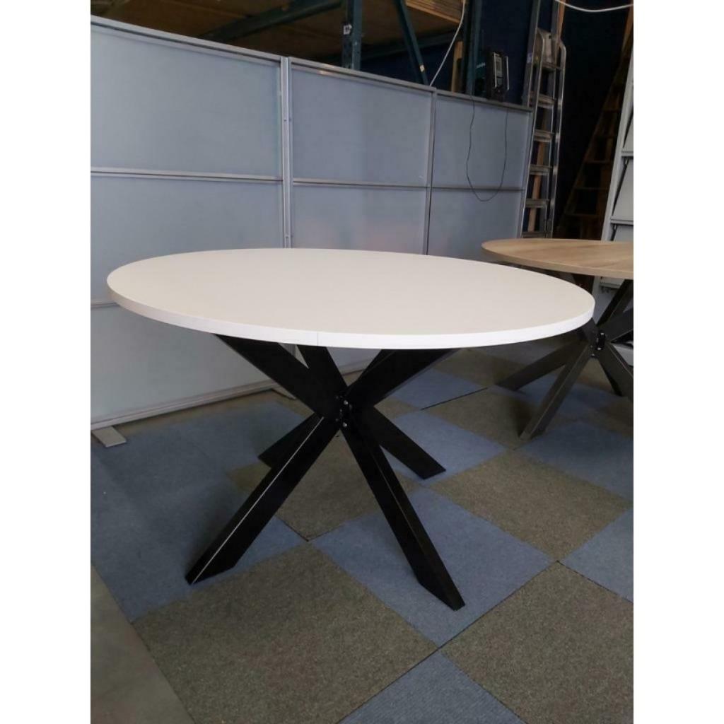 Nieuwe eetkamertafel / vergadertafel 120 / 150 / 160 cm rond, 150 tot 200 cm, Rond, Nieuw, Ophalen of Verzenden
