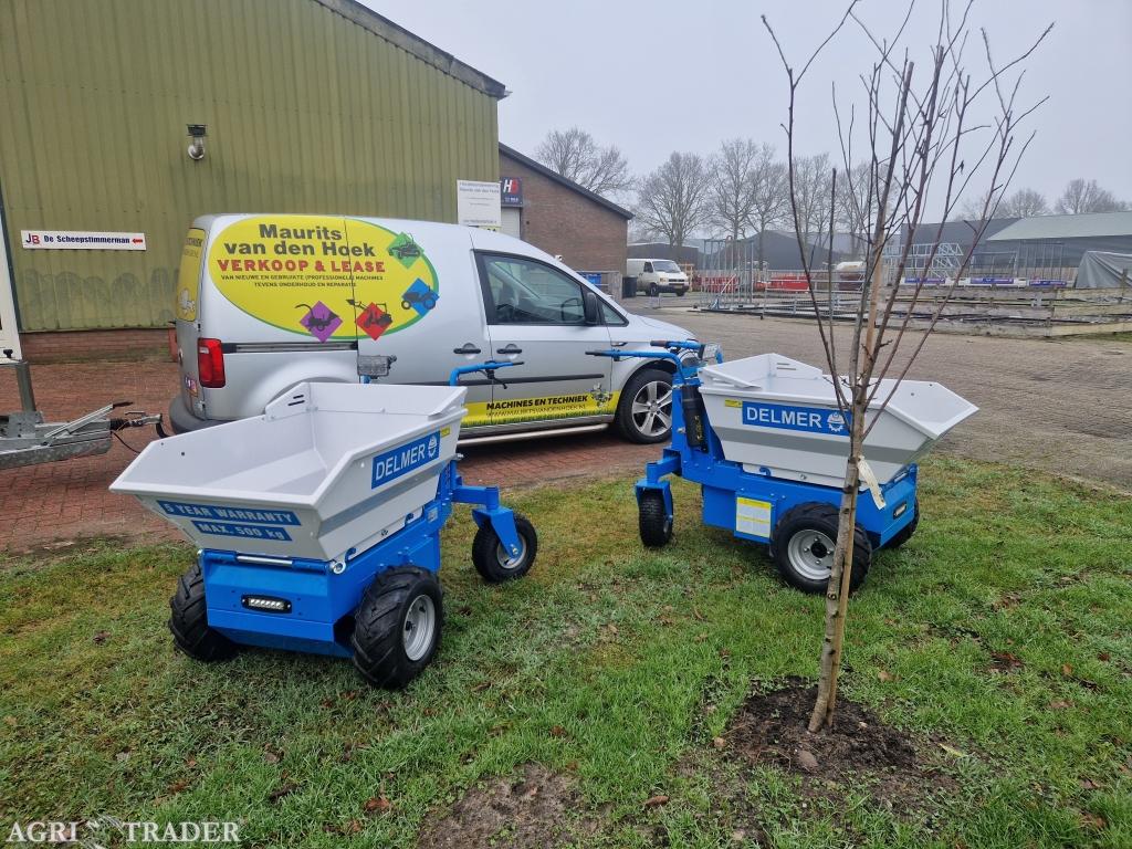 Elektrische dumper/kruiwagen Hydraulisch kiepen, Info@delmer.nl, Transport, Delmer, Theseusstraat 48        5047 RJ Tilburg