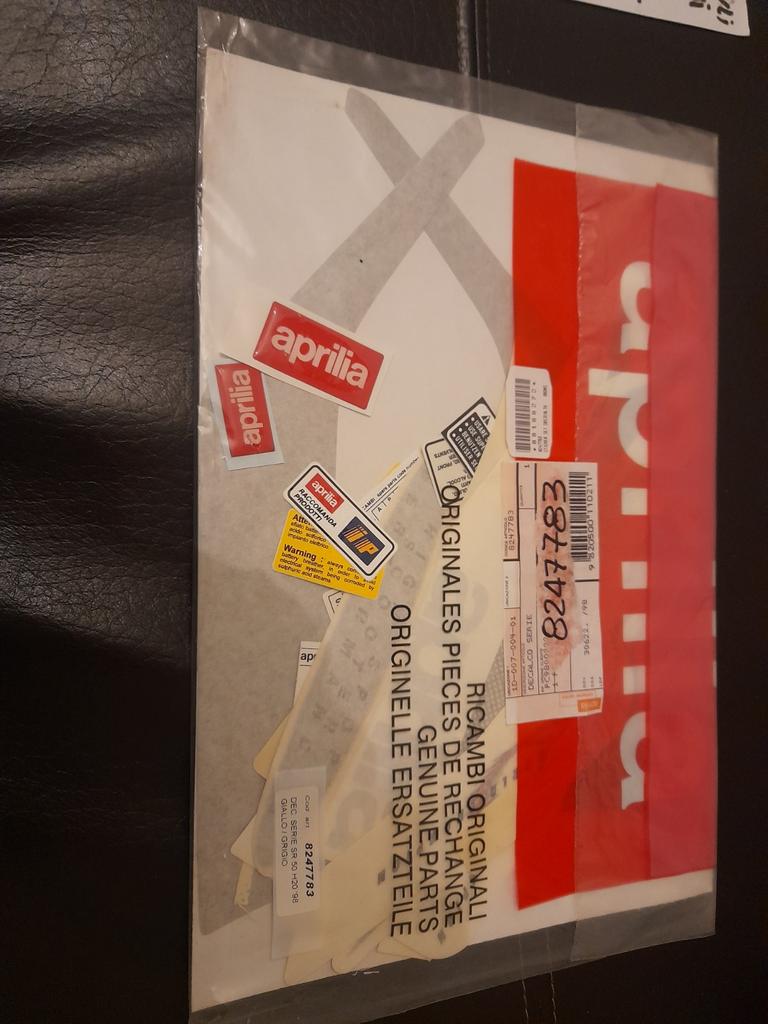 Aprilia SR50 Stealth H2O 1998 stickerset, Ophalen of Verzenden, Nieuw, Overige typen, Aprilia