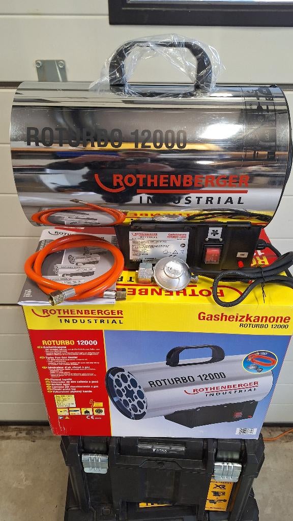 Rothenberger roturbo 12000 heather gaskachel gaskanon, ., Nieuw, Ophalen of Verzenden, .