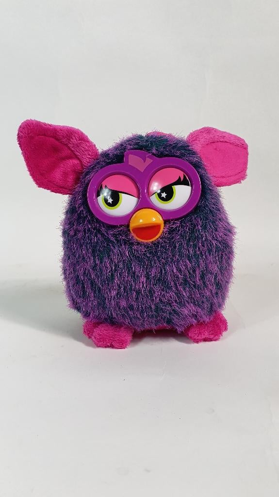 Furby knuffel, roze en paars, 16 cm. Famosa. 8B1