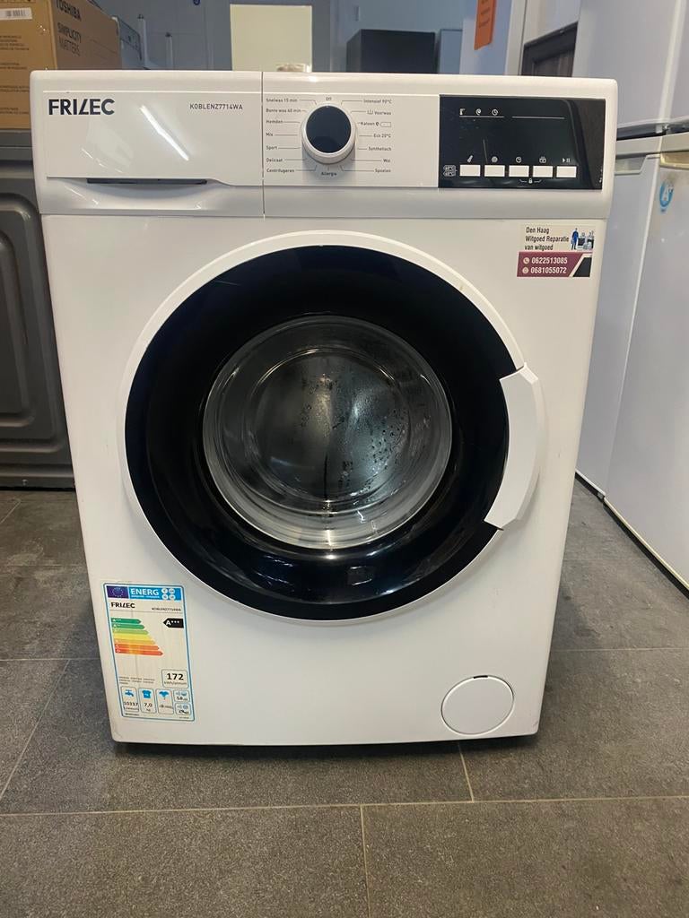 Frilec wasmachine 7KG 1400 Toeren Energie A+++, Witgoed en Apparatuur, Wasmachines, Refurbished, Ophalen of Verzenden, Voorlader
