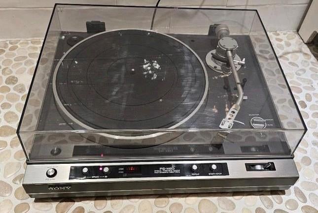 Sony PS-X60 Vintage gouden jaren 80 topper,12kg, serviced, SONY, Automatisch, Refurbished, Ophalen of Verzenden