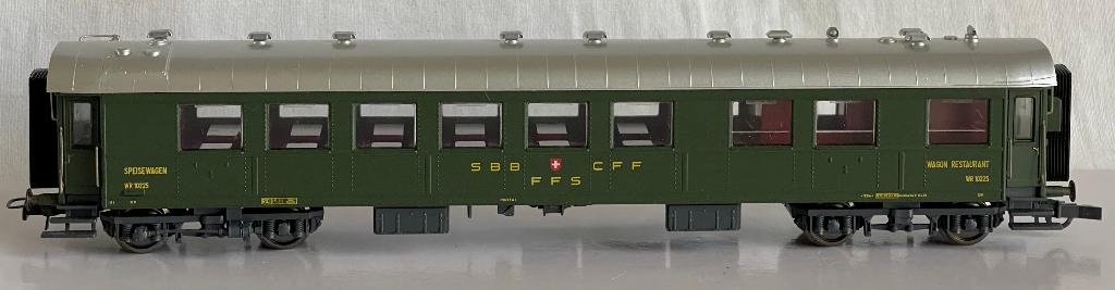 Roco 44876: restauratiewagen WR 10225 van de SBB CFF, Gelijkstroom, Wagon, Ophalen of Verzenden, Zo goed als nieuw
