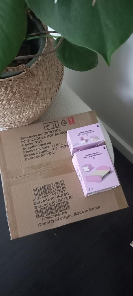 Poppenhuis Meubels - Nieuw in Verpakking, Ophalen of Verzenden, Nieuw, Toebehoren