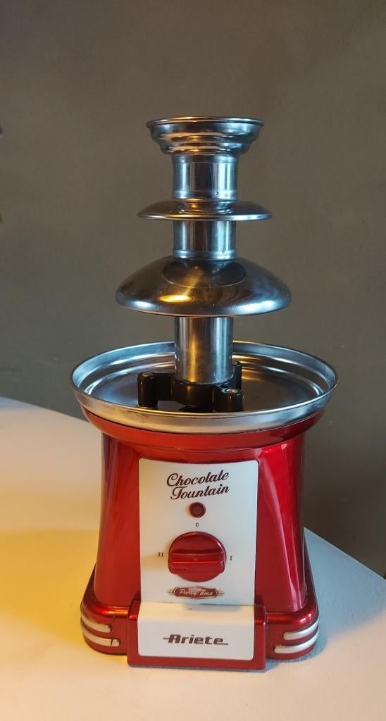Chocoladefontein - Ariete, Witgoed en Apparatuur, Fonduesets, Ophalen of Verzenden, Zo goed als nieuw, Elektrisch, Fondueset