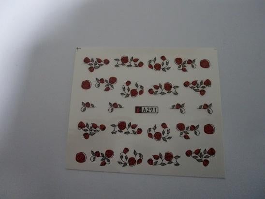 Velletje nagel water decals stickers A291 bloemetjes bruin, Sieraden, Tassen en Uiterlijk, Uiterlijk | Cosmetica en Make-up, Nieuw
