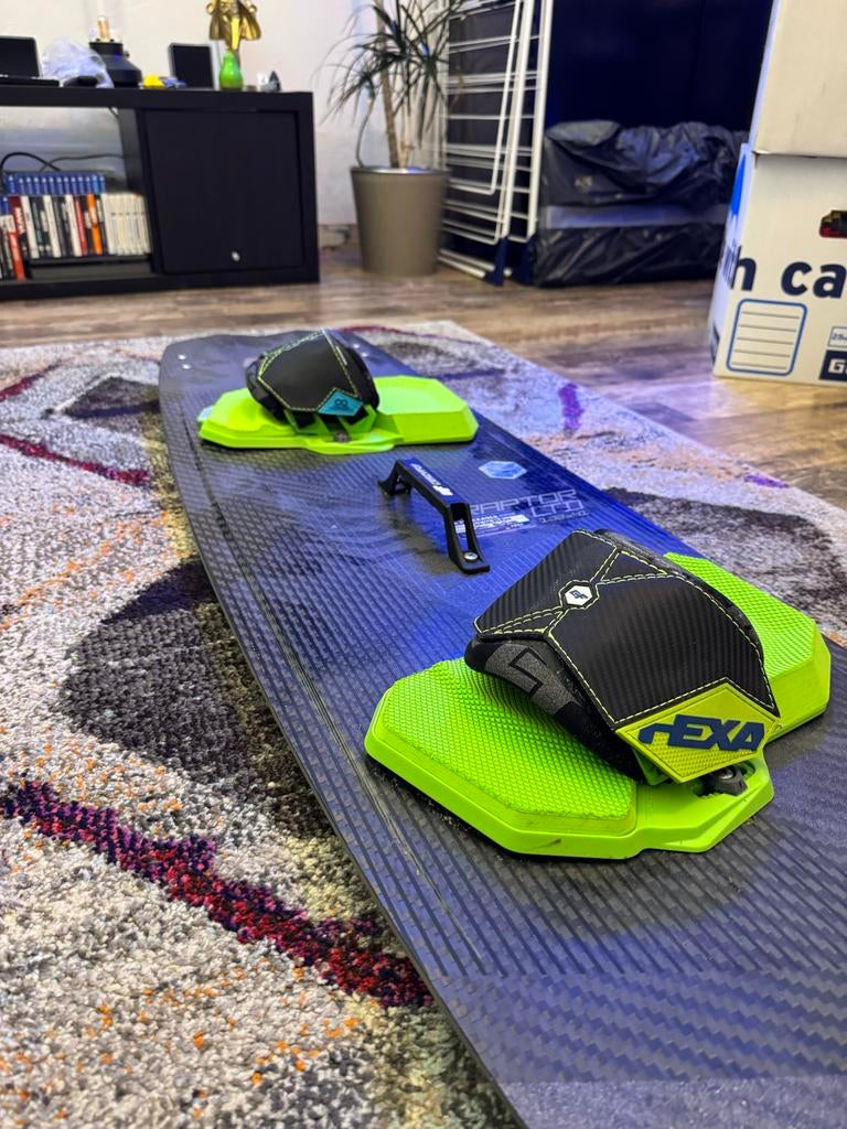 CrazyFly Raptor LTD 132x41 Carbon Twintip Kiteboard, Twintip, Kiteboard, Ophalen of Verzenden, Zo goed als nieuw