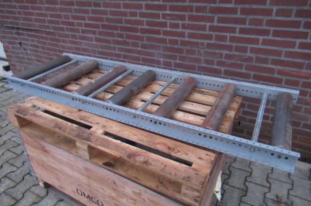 Rollenbaan voor bij zaagmachine 1,8 meter x 50 cm. Gebruikt., Ophalen of Verzenden, Gebruikt