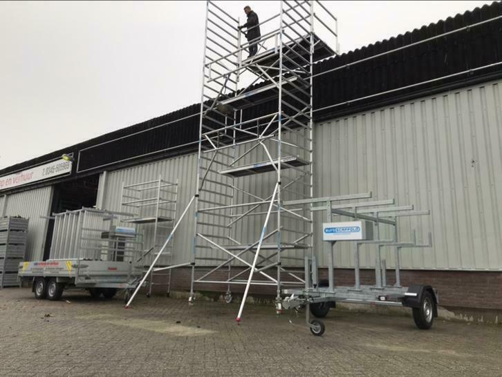 Euroscaffold uitwijkconsoles past op Altrex, Skyworks, ASC, Doe-het-zelf en Verbouw, Steigers, Ophalen, Zo goed als nieuw, Rolsteiger of Kamersteiger