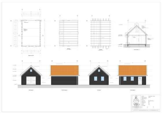 Tekenwerk autocad, revit schuren overkappingen, Ophalen of Verzenden