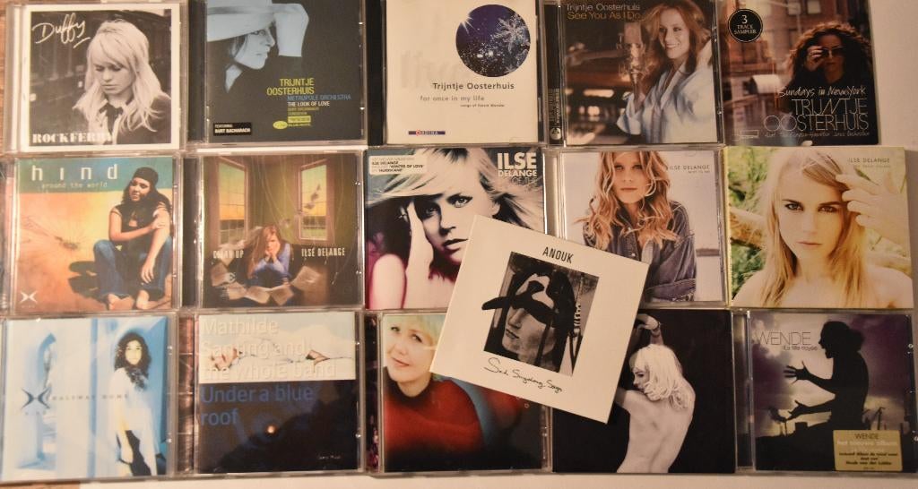 CD 16x zangeres Santing Oosterhuis Lange Hind Wende Anouk, Ophalen of Verzenden, Zo goed als nieuw