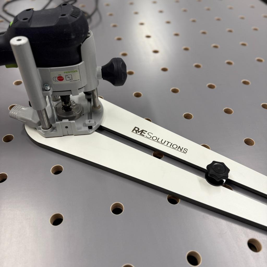 Cirkelmal geleider bovenfrees Festool Bosch Makita