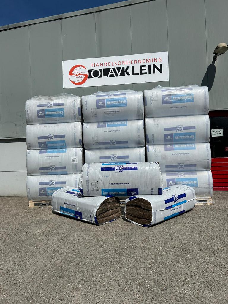 Knauf Acoustifit  40 -70 - 90 - 120 en 150 mm - In voorraad, Ophalen, Dakisolatie, Nieuw, 15 m² of meer