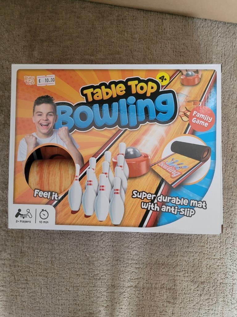 Table Top Bowling - Familie Spel, Ruby Toys, Ophalen of Verzenden, Zo goed als nieuw, Vijf spelers of meer
