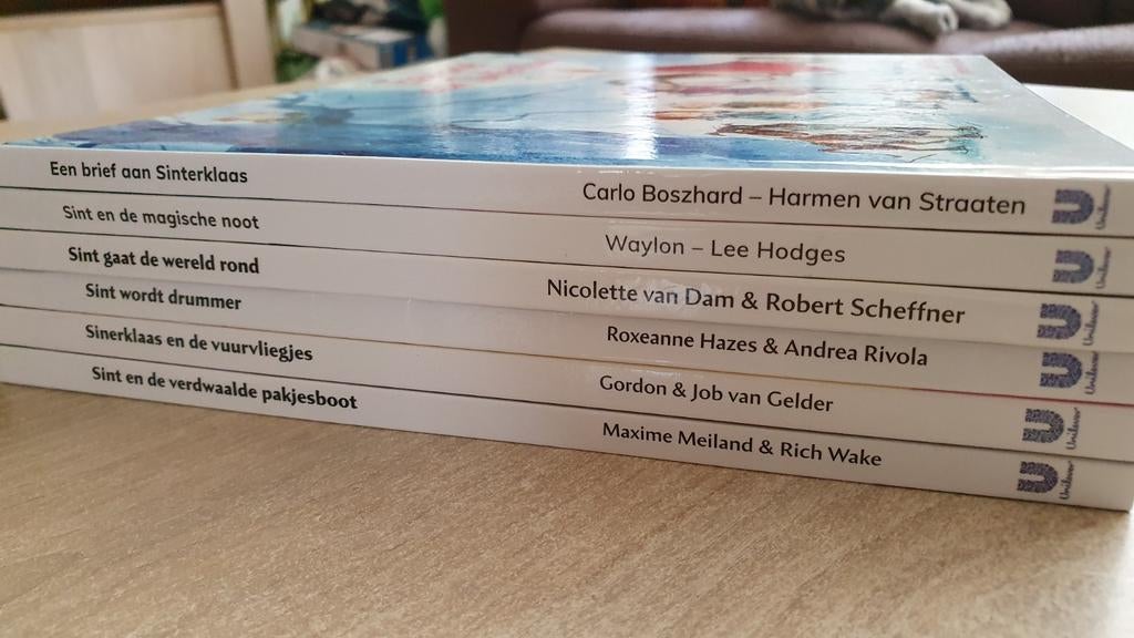 7 Sinterklaasboeken van Unilever., Diversen, Sinterklaas, Ophalen of Verzenden, Zo goed als nieuw