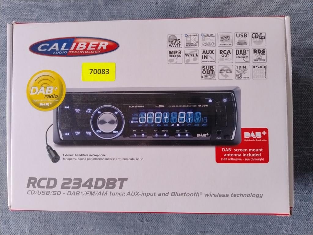 Caliber DAB Autoradio Zo Goed Als Nieuw, Auto diversen, Ophalen of Verzenden, Zo goed als nieuw