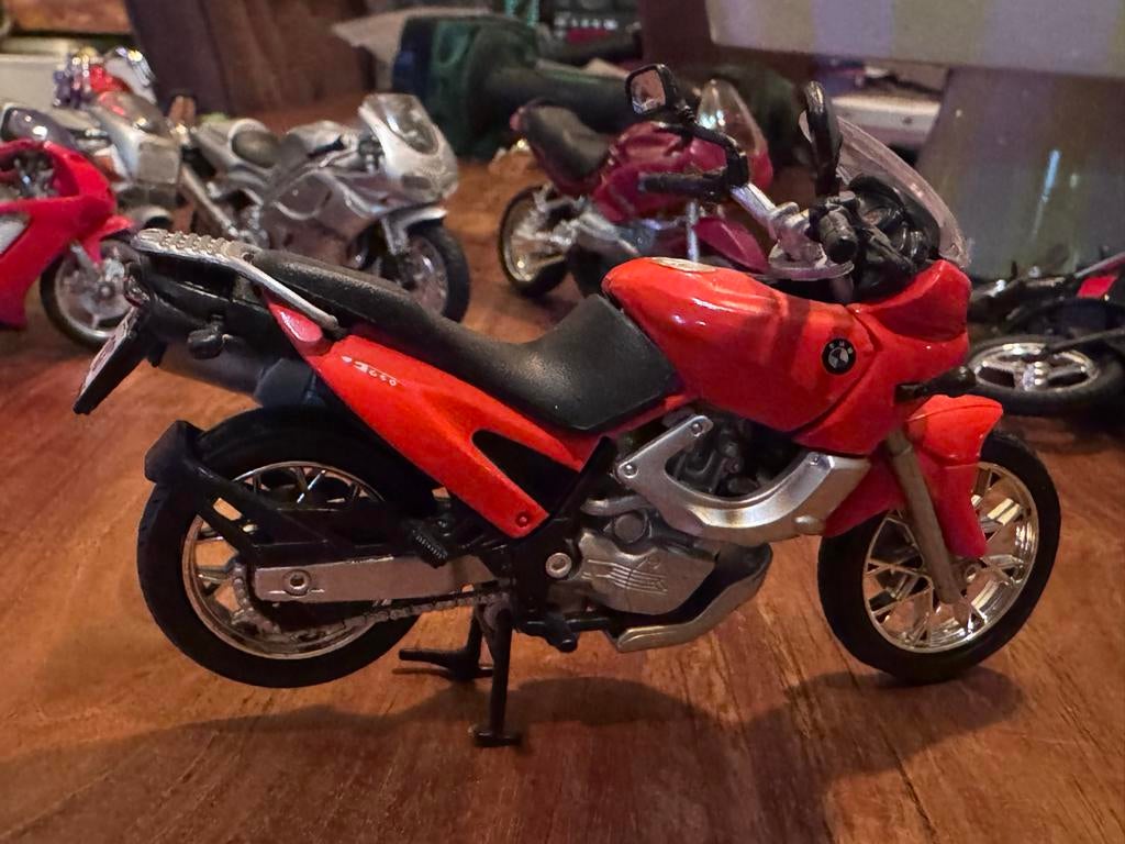 BMW F650 GS Motor Model - Zo Goed Als Nieuw, Hobby en Vrije tijd, Modelauto's | 1:18, Ophalen of Verzenden, Zo goed als nieuw