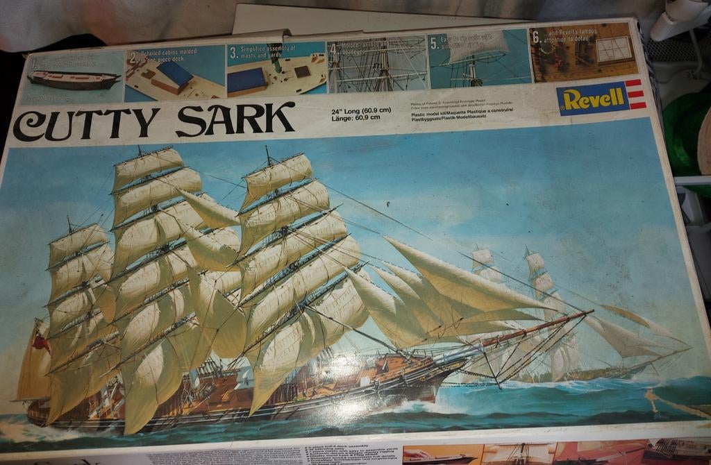 Revell Cutty Sark Modelboot - 60.9cm Lang, Hobby en Vrije tijd, Modelbouw | Boten en Schepen, Ophalen of Verzenden, Nieuw, 1:50 tot 1:200