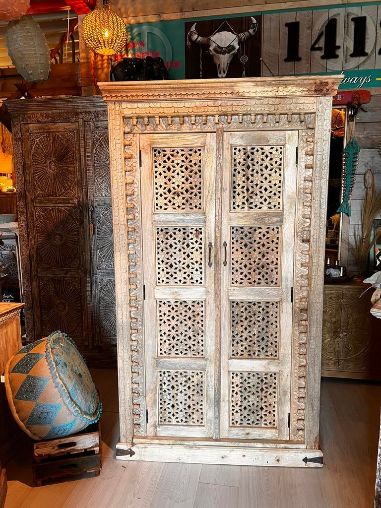 Gave India/Ibiza style kast, Ophalen of Verzenden, Nieuw, 25 tot 50 cm