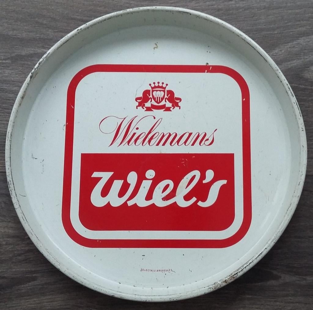 Om 1945-1950 Reclame Dienblad Brouwerij Wielemans Ceuppens