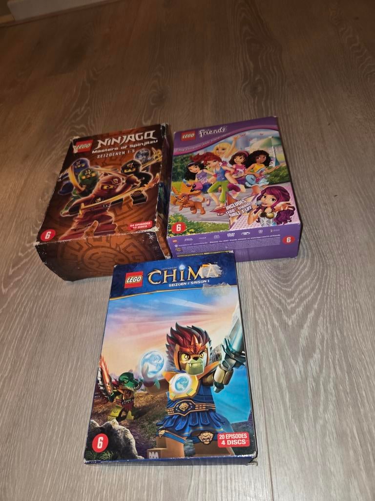 Lego dvd - Ninjago 1 tm 5 + Chima 1 + Friends compleet, Cd's en Dvd's, Alle leeftijden, Ophalen of Verzenden, Gebruikt, Overige typen
