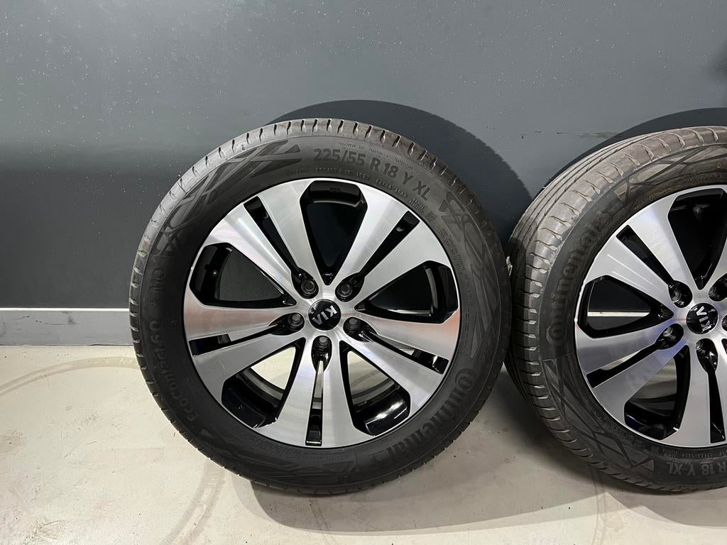 Kia Sportage 18 inch velgen orig 5x114.3 continental Demo, 18 inch, Banden en Velgen, Nieuw, Ophalen of Verzenden