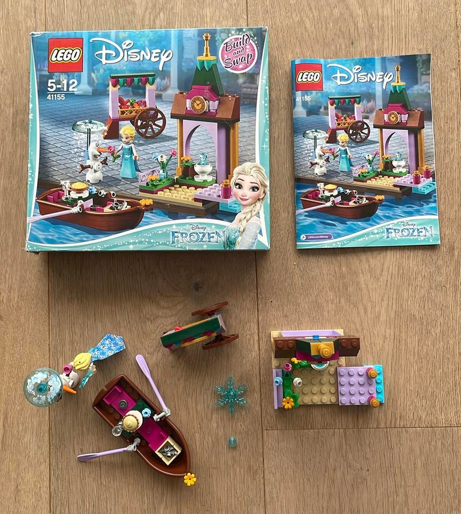 Lego Disney 41155 compleet Frozen Anna Olof, Ophalen of Verzenden, Zo goed als nieuw