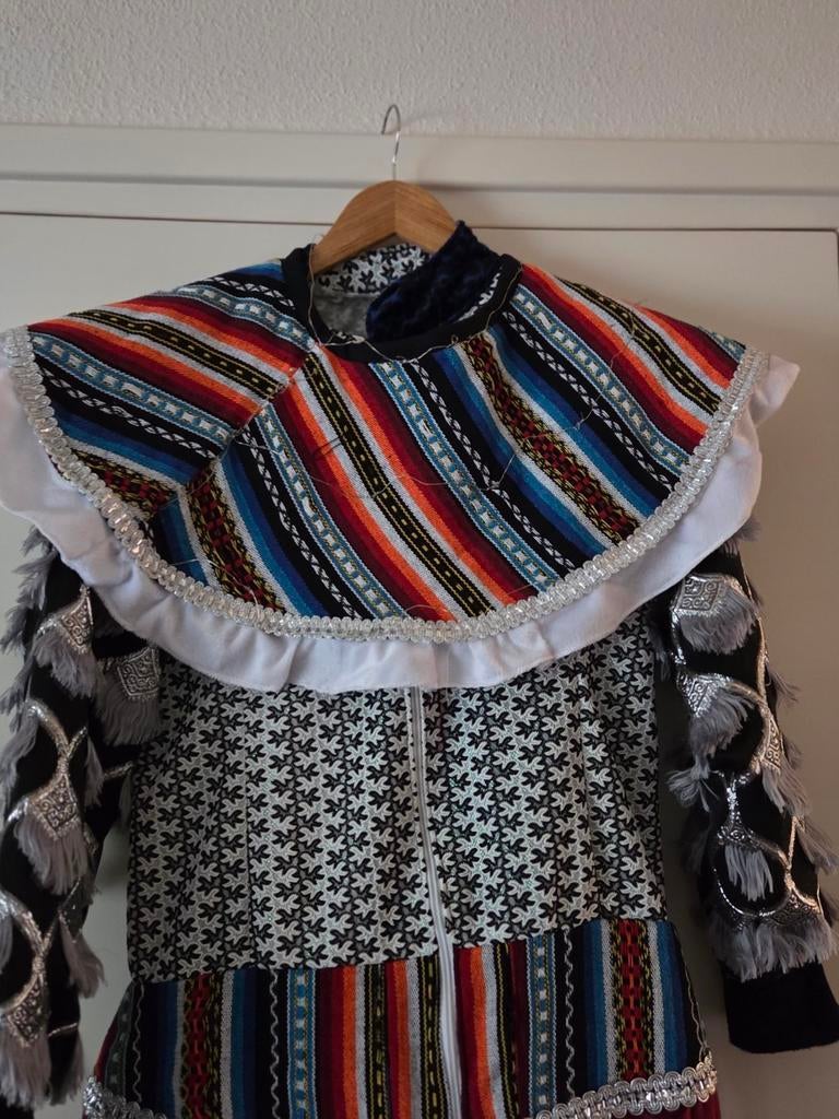 Carnavals Optocht Pak - Maat L - Handgemaakt, Carnaval, Maat 42/44 (L), Ophalen of Verzenden, Zo goed als nieuw