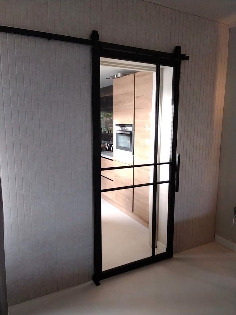 Design schuifdeur in vele motieven en afmetingen mogelijk, Binnendeur, Info@steigerhoutdesign.nl, Nieuw, Ophalen of Verzenden